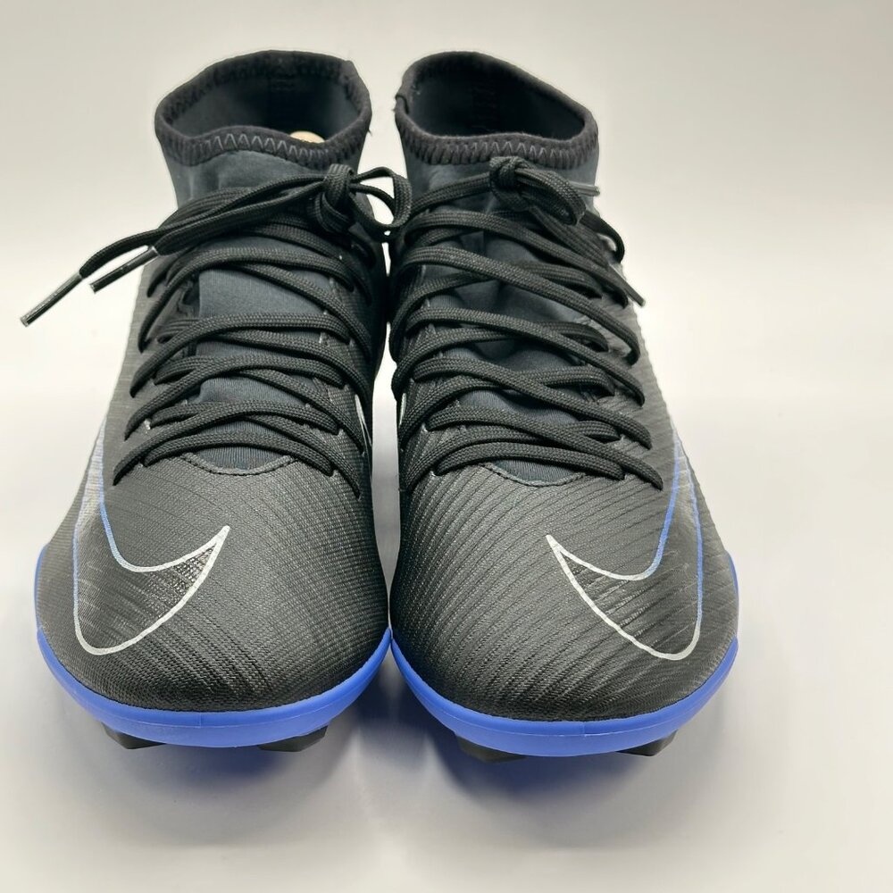 Men's Nike Mercurial Superfly 9 Club Soccer Shoes DJ5961-040 Black Royal Sz 7.5 - Picture 2 of 11